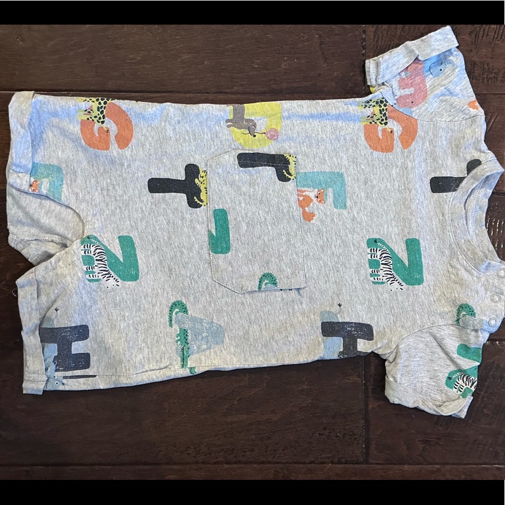9-12 Month Infant Romper - ABC Print - H&M